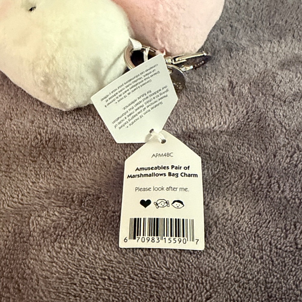 Jellycat Marshmallows Plush Keychain - Picture 5 of 5